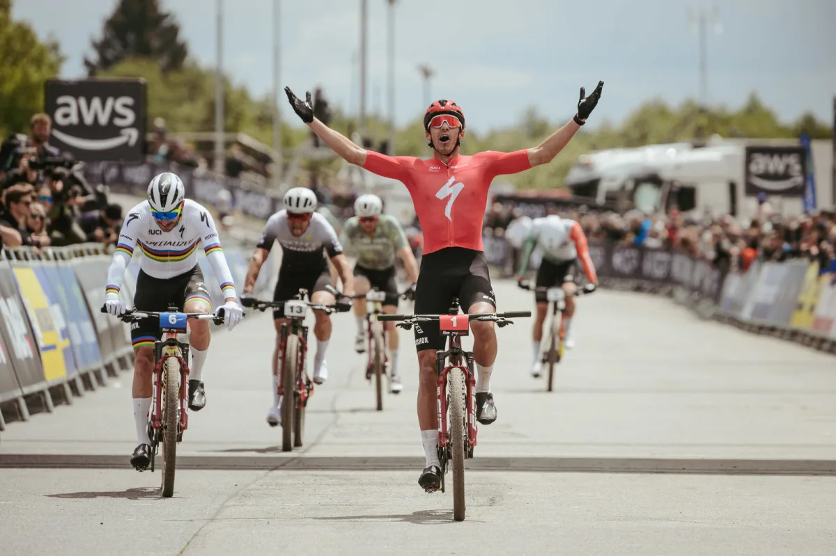 Cink dojel při domácím závodě horských kol šestnáctý, vyhrál Američan Blevins. Foto: www.mtbnmnm.com