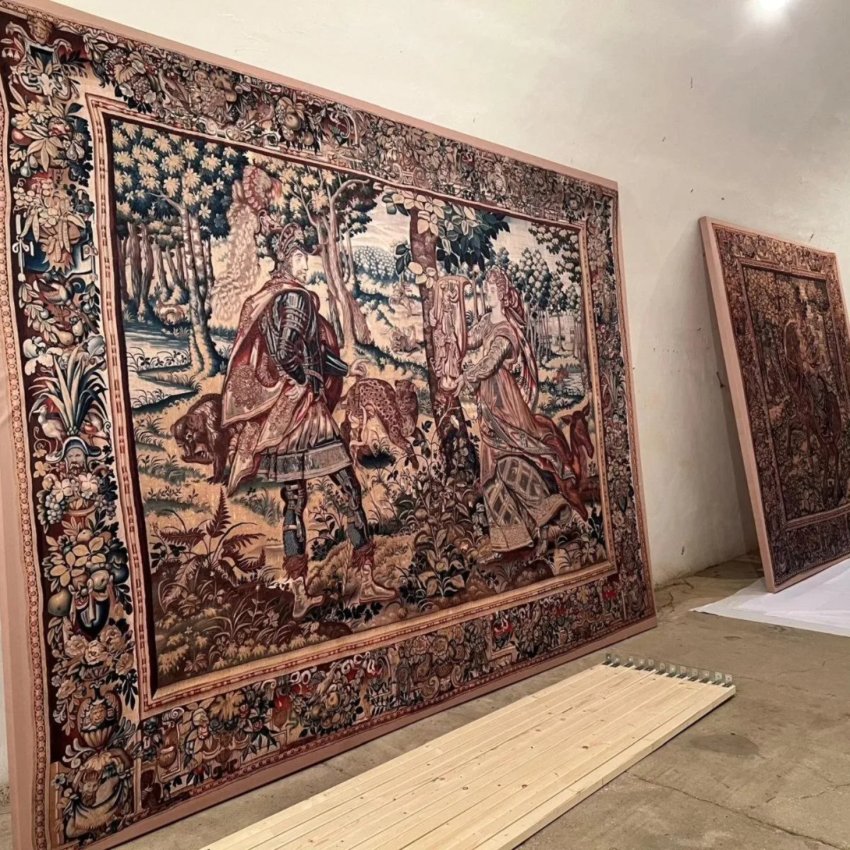 Zámek Brtnice získal sedm velkých kopií gobelínů, které majitelům kdysi. Foto: Se souhlasem Zámku Brtnice