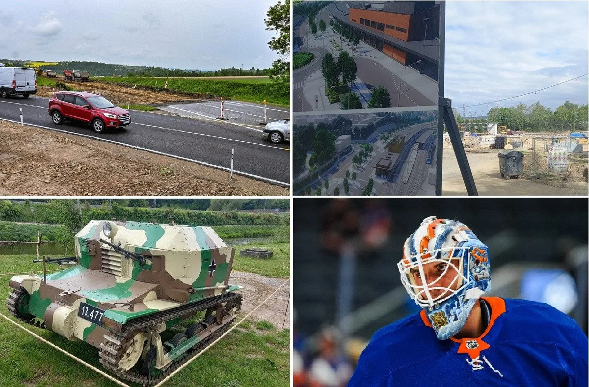 KVĚTEN NA DRBNĚ: Uzavírky v Jihlavě, válečné boje v Lukách a rozhovory o hokeji