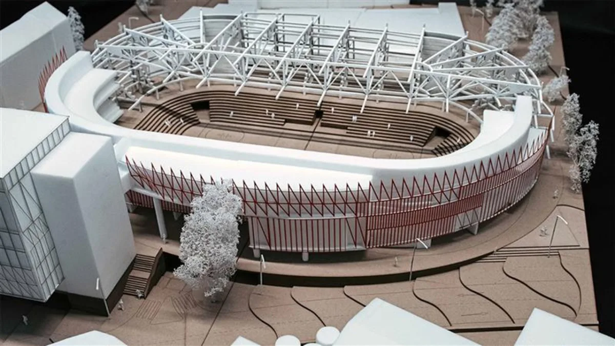 3D model Horácké multifunkční arény. Foto: Se svolením Města Jihlava