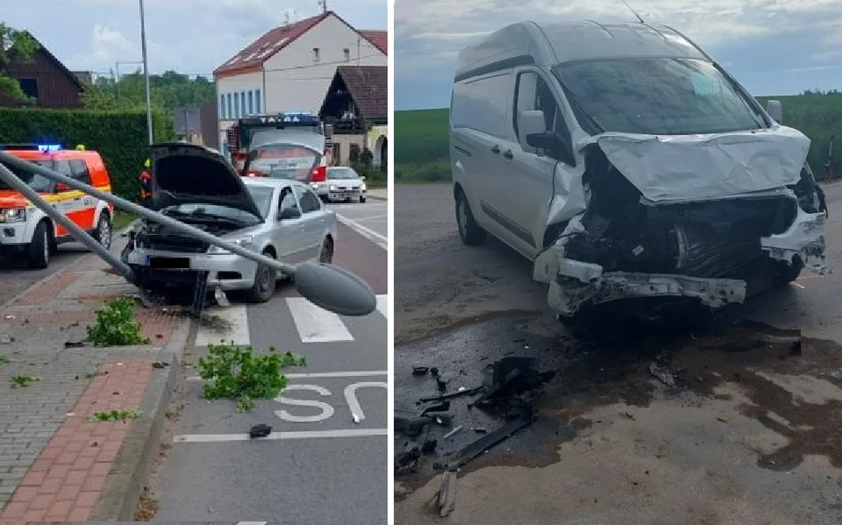 Kritické pondělí na silnicích Pelhřimovska. Senioři bourali v Čejově i Zhořci. Foto: Se svolením Policie ČR