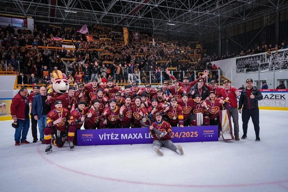 HC Dukla Jihlava získala prvoligový titul. Foto: Se svolením HC Dukla Jihlava