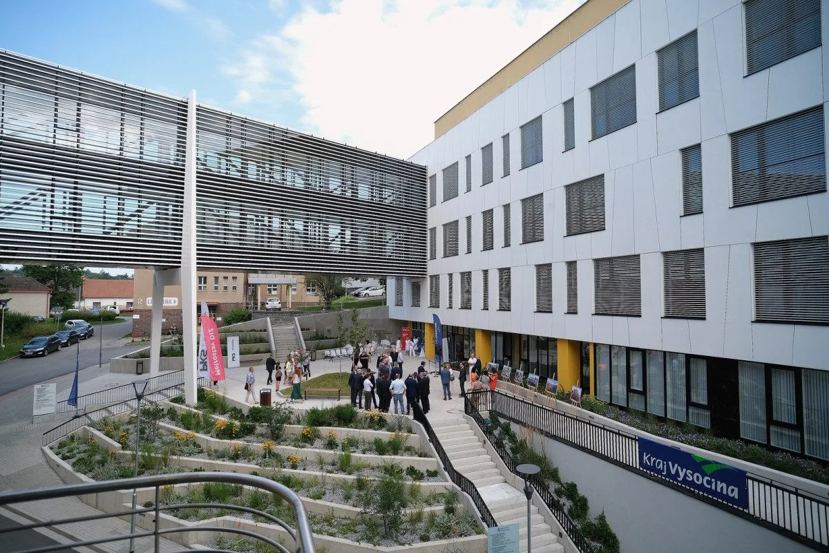 Pavilon Péče o rodinu v Nemocnici Pelhřimov. Foto: Se svolením Nemocnice Pelhřimov