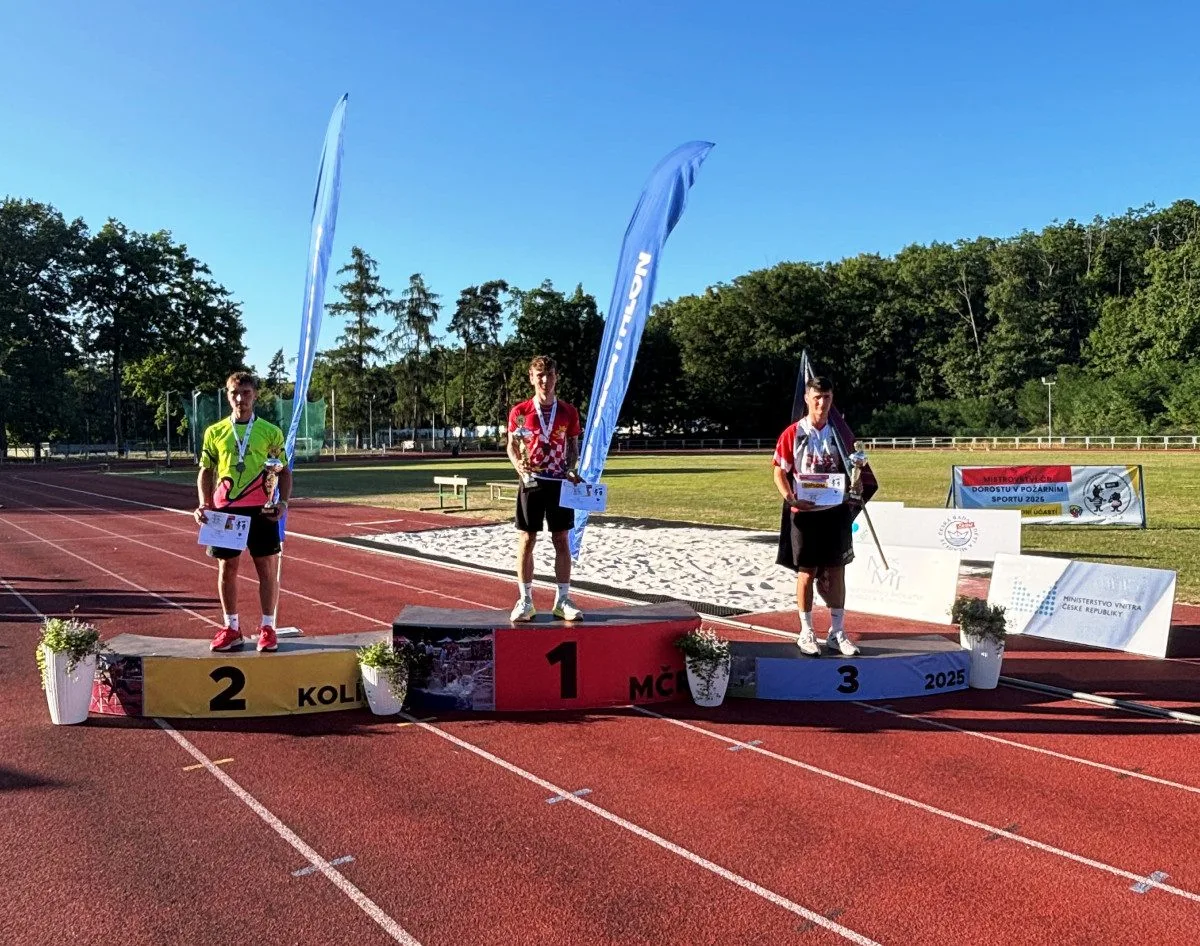 Radek Kalenda z SDH Panská Lhota zářil na MČR v Kolíně. Domů si dovezl bronz