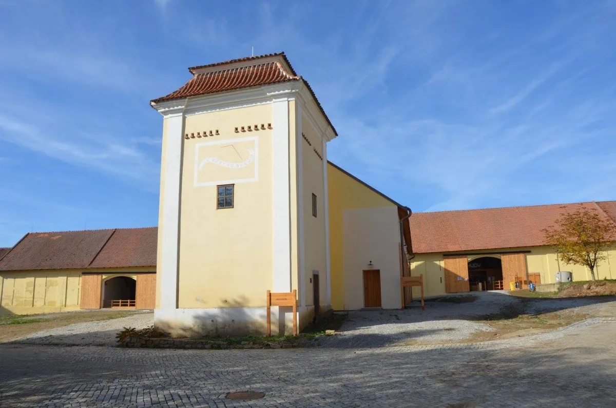 Barokní holubník v Panském dvoře Telč. Foto: Se svolením Panského dvora Telč