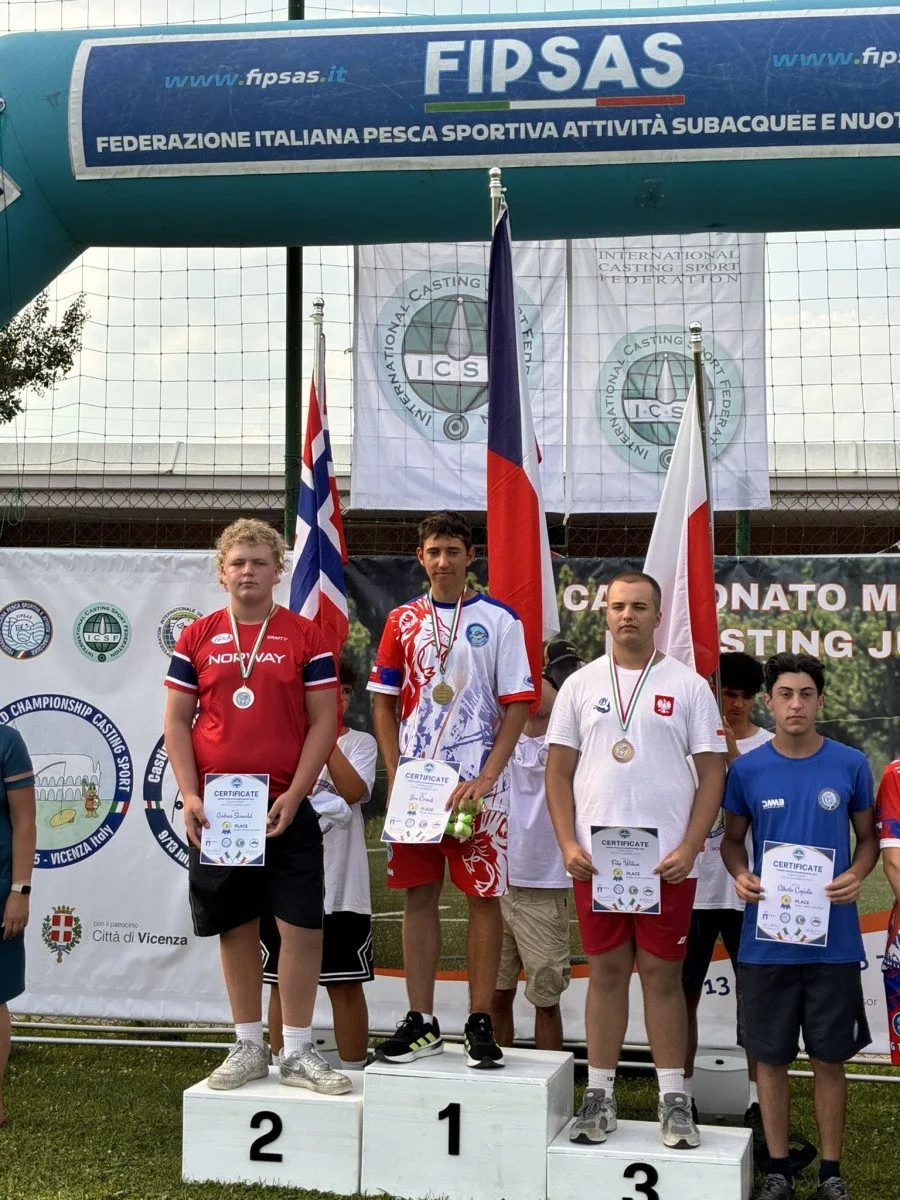 Čtyři zlaté a tři stříbrné. Rybáři z jihlavského spolku zazářili na MS v Itálii