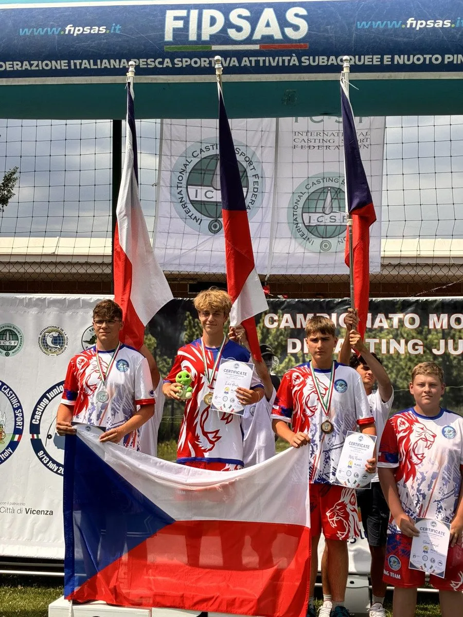 Čtyři zlaté a tři stříbrné. Rybáři z jihlavského spolku zazářili na MS v Itálii