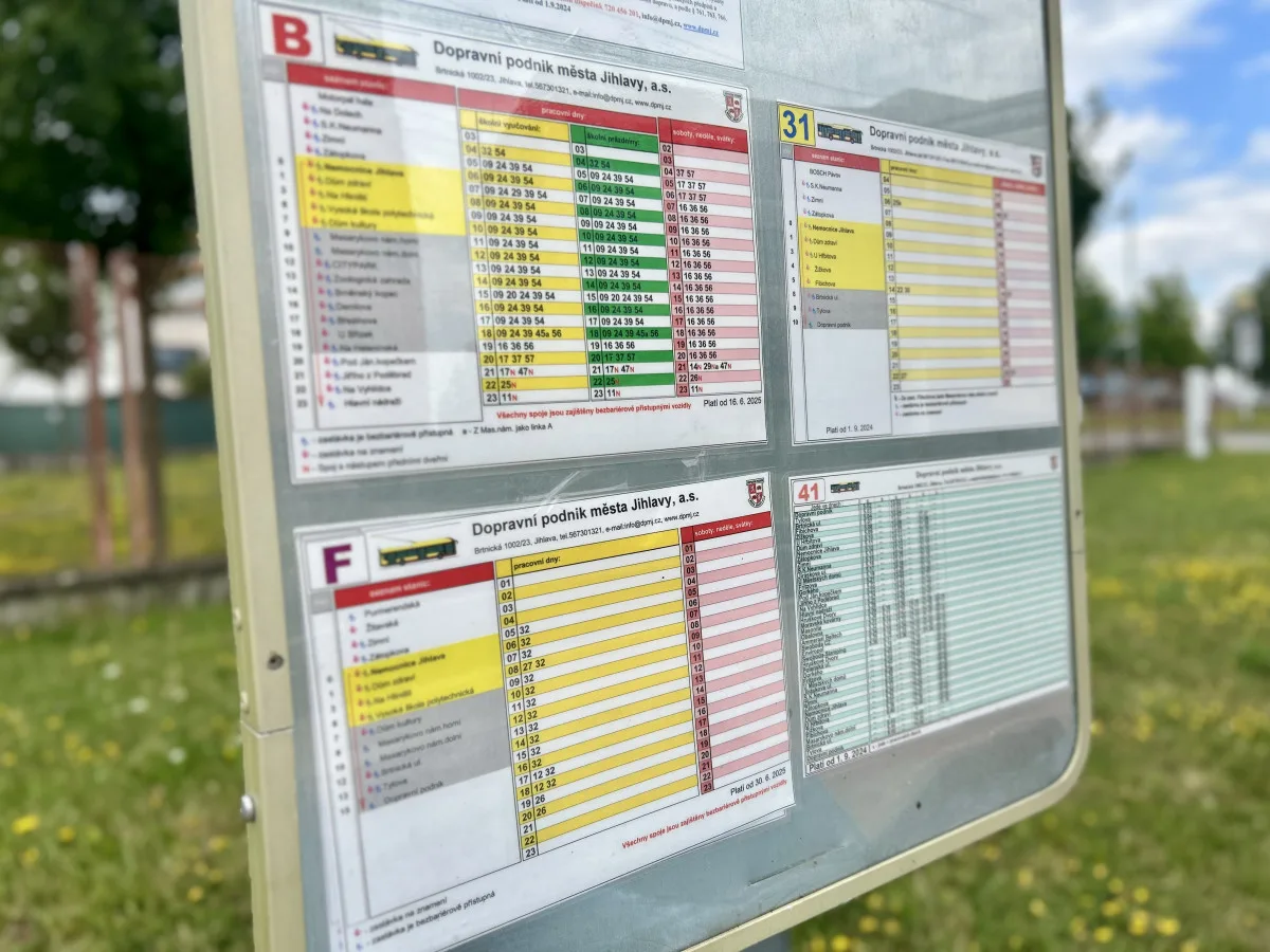 MHD v Jihlavě loni přepravila 15,5 milionu osob. Podobně jako o rok dříve