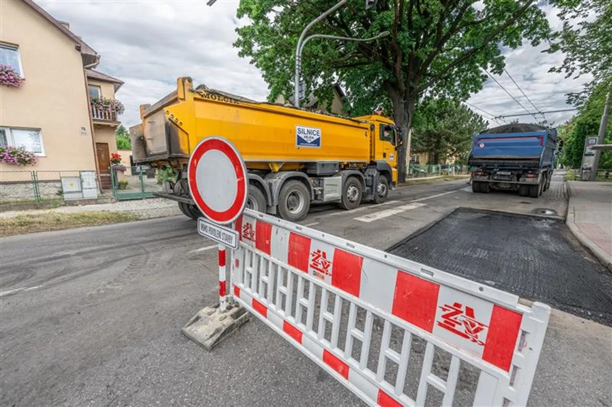 Ulice Na Slunci jsou opravené, dělníci vše stihli o dva týdny rychleji. Foto: Se svolením města Jihlava