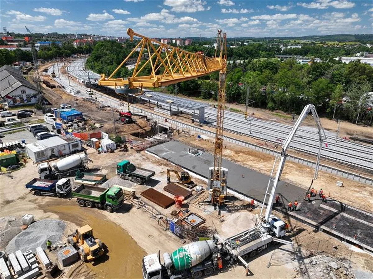 Mapa: Z Jihlavy se díky vysokorychlostním vlakům stane hlavní dopravní uzel. Foto: Se svolením města Jihlava