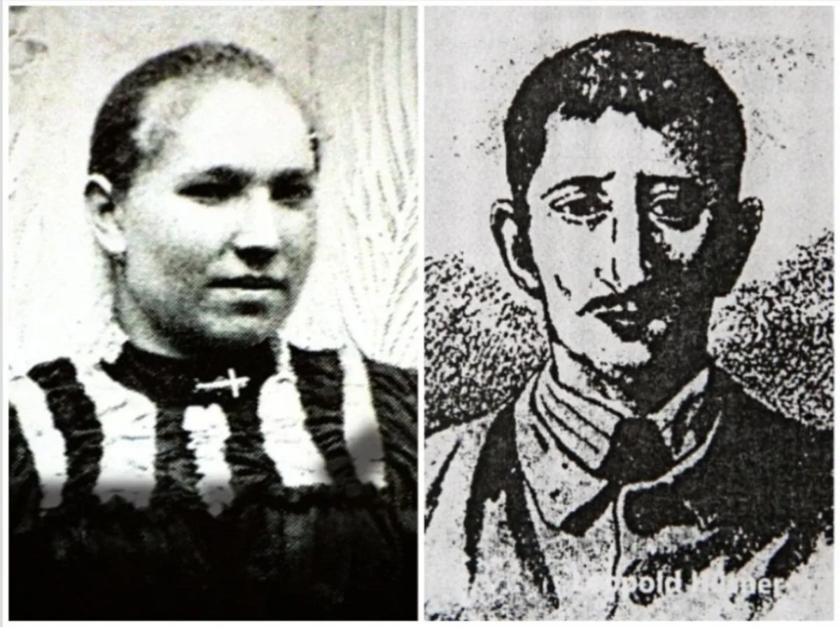 Anežka Hrůzová (ačkoliv se její fotografie zřejmě nedochovala) a Leopold Hilsner