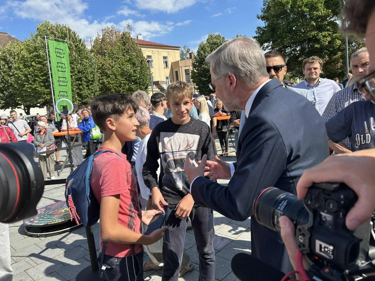 FOTO: Jihlava středobodem politické mapy Česka. Po Rakušanovi přijel i premiér Fiala