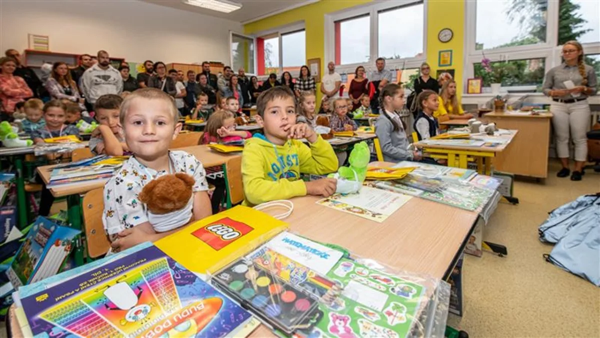 Škola volá i v Jihlavě. Do lavic má dnes poprvé usednout 618 prvňáčků. Foto: Se svolením města Jihlava