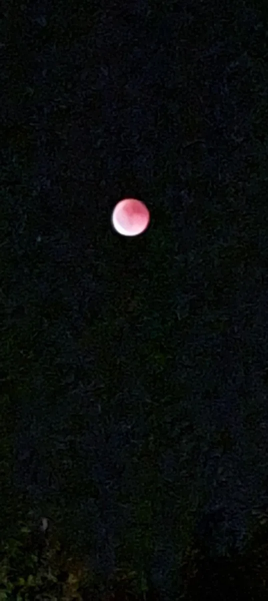 FOTO: Výjimečná událost. Zatmění měsíce v noci na dnešek fotili i lidé na Vysočině