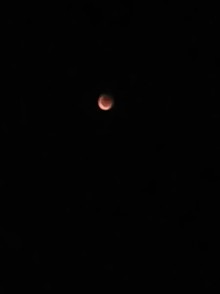 FOTO: Výjimečná událost. Zatmění měsíce v noci na dnešek fotili i lidé na Vysočině