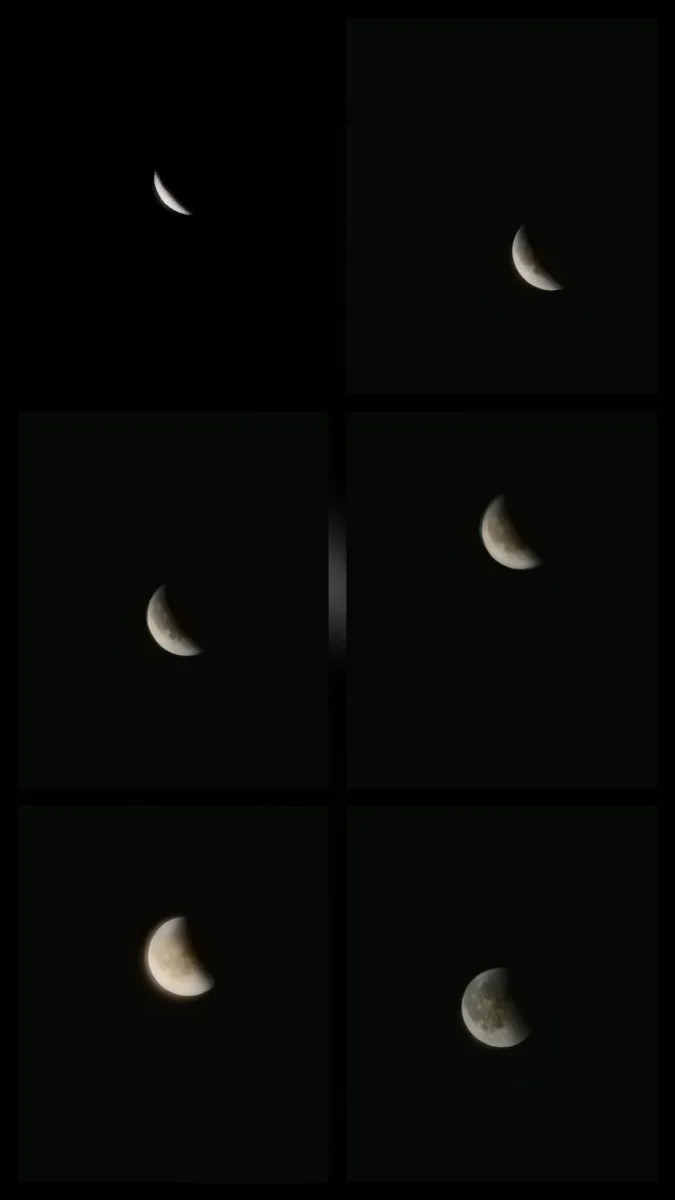 FOTO: Výjimečná událost. Zatmění měsíce v noci na dnešek fotili i lidé na Vysočině