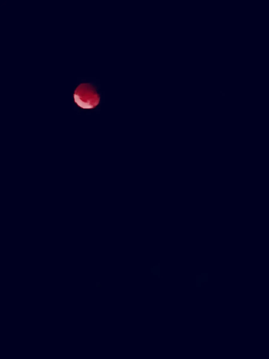 FOTO: Výjimečná událost. Zatmění měsíce v noci na dnešek fotili i lidé na Vysočině