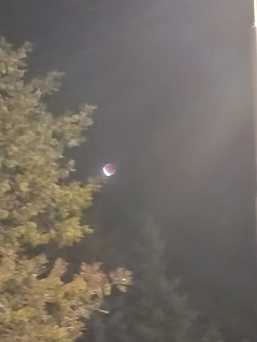 FOTO: Výjimečná událost. Zatmění měsíce v noci na dnešek fotili i lidé na Vysočině