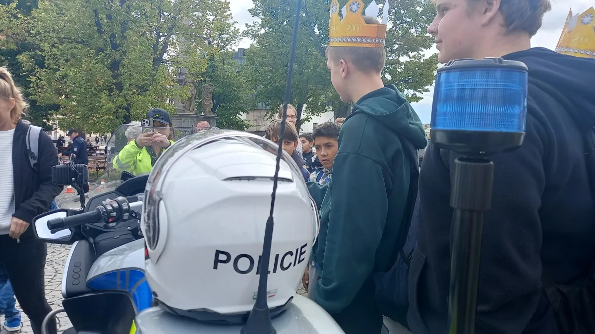 FOTO: Policie se v Jihlavě ukázala malým i velkým. Velký zájem vzbudilo Ferrari