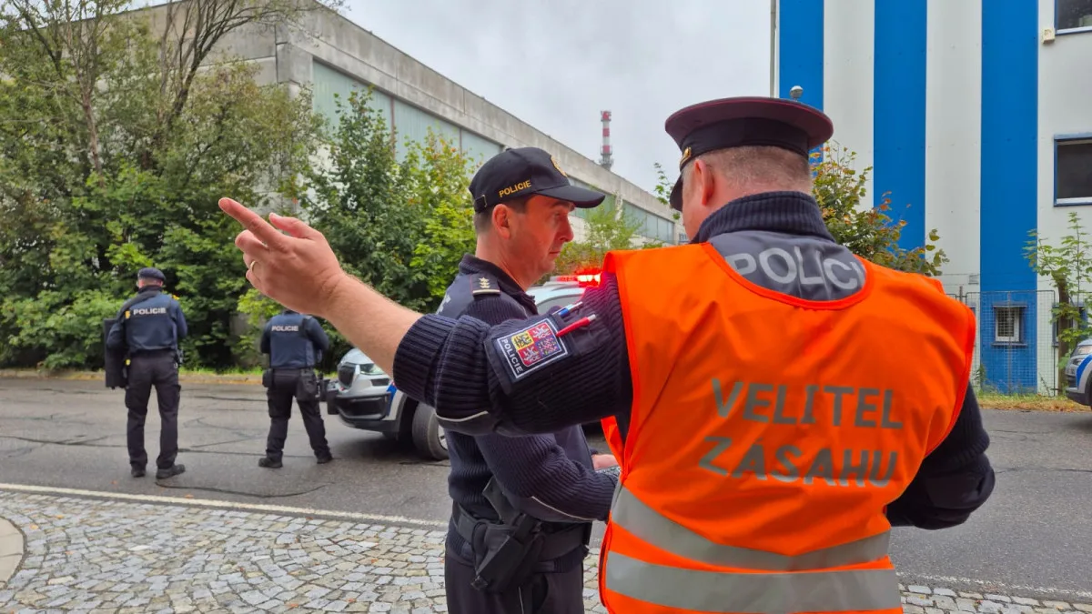 Cvičení IZS: Do školy v Chotěboři vběhnul útočník. Nikomu nic nehrozí, ujistila policie