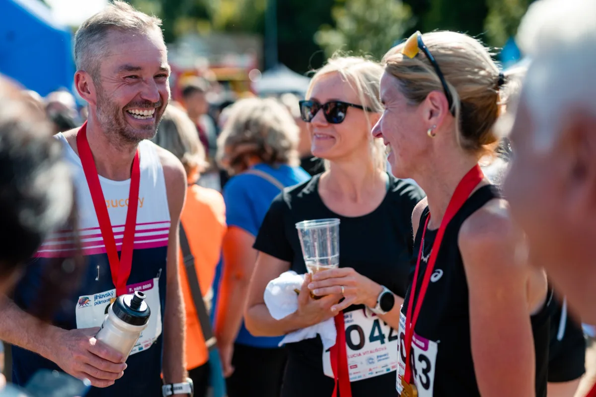 Záběry z průběhu akce Jihlavský půlmaraton 2025 ze dne 7. září 2025. Foto: Bosch
