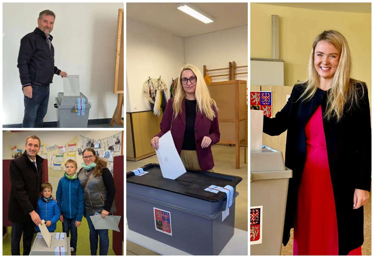 FOTO: První volební den je u konce. Většina politiků z Vysočiny má odvoleno