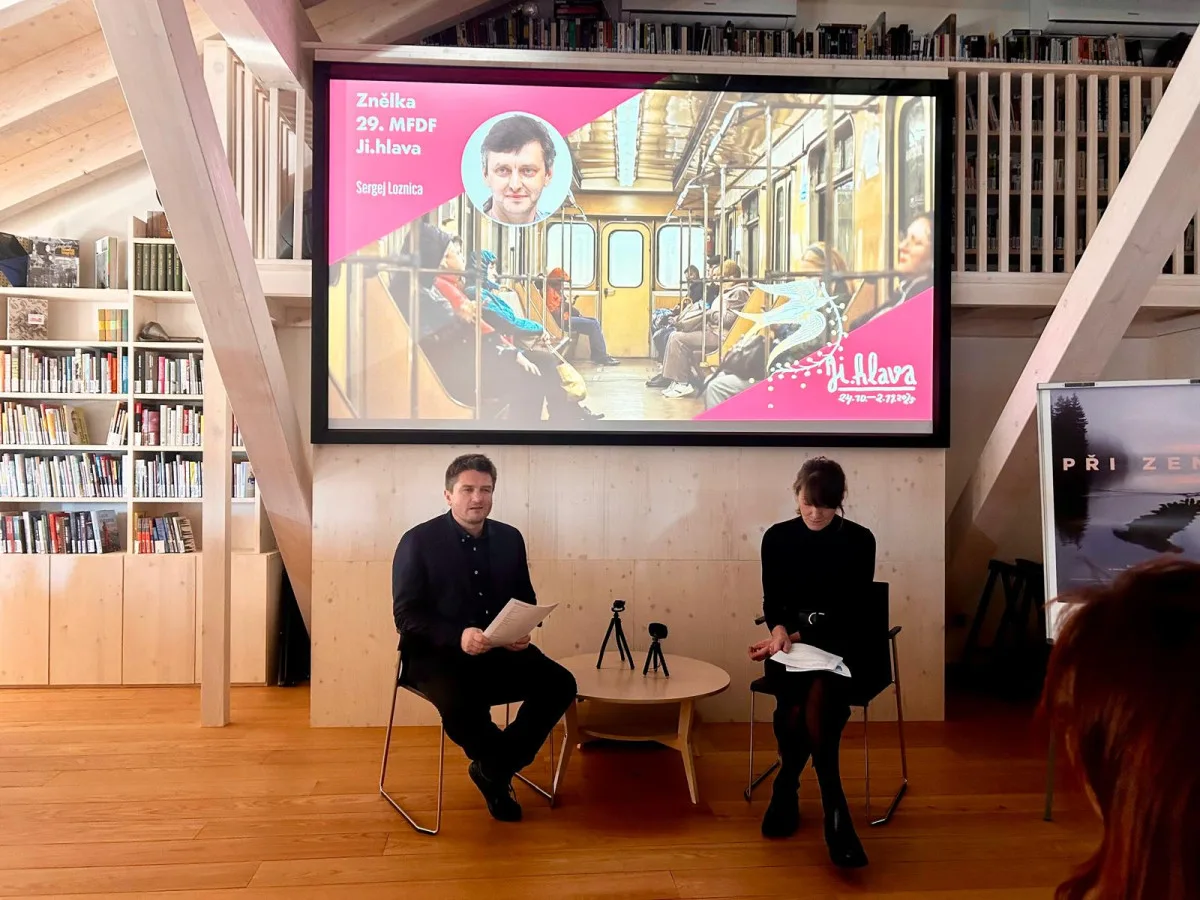 Zleva: ředitel festivalu Marek Hovorka, mluvčí festivalu Zuzana Kopáčová