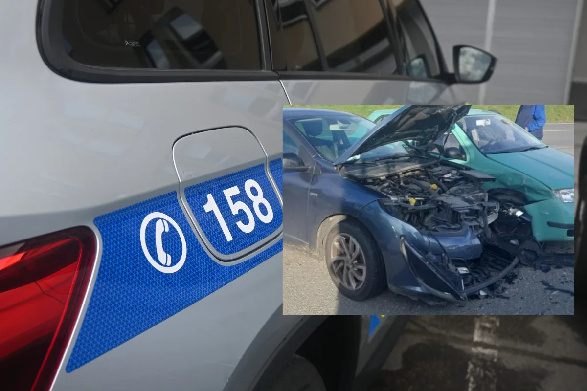 U Hosova bourala dvě auta. Řidička se pokusila uhnout, ale nárazu nezabránila