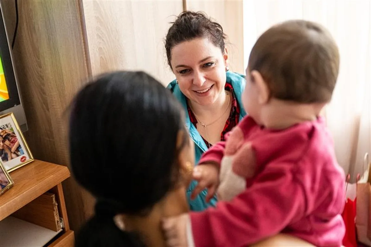 Mladá maminka má na měsíc dva a půl tisíce korun, potřebuje pro dceru pediatra. Foto: Se svolením města Jihlava