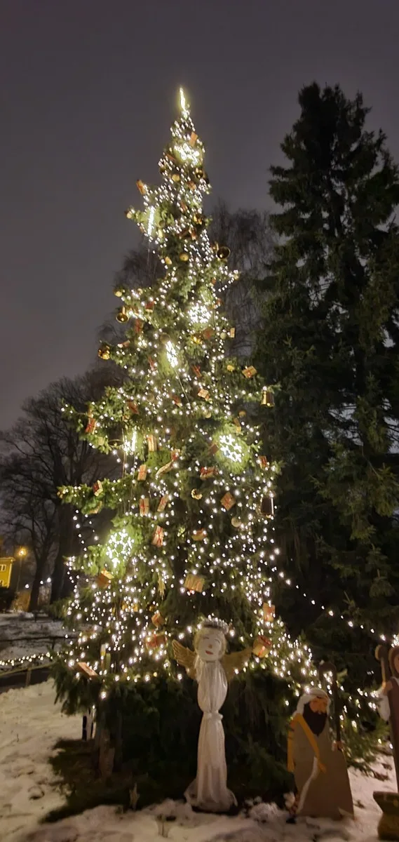 FOTO: Vánoce na jihlavském Paloučku, potěší za světla i po setmění. Podívejte se