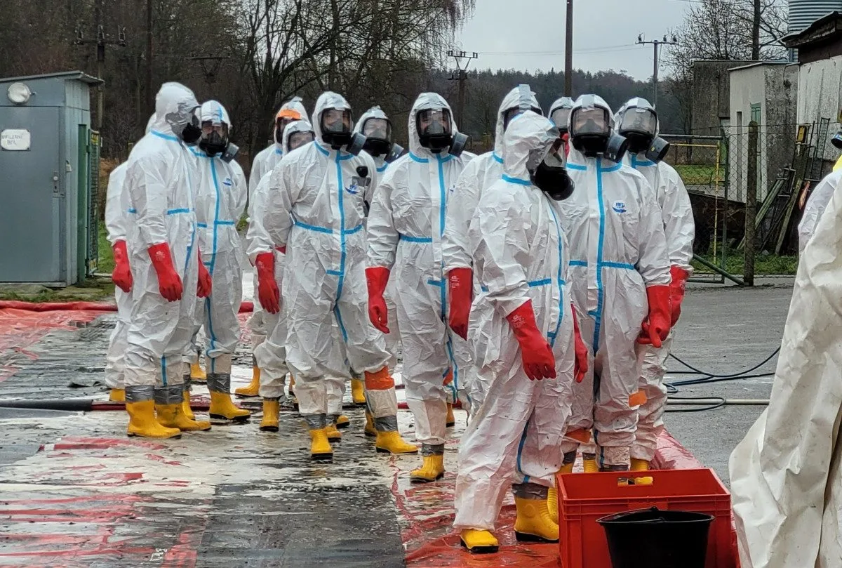Na Vysočině se objevila ptačí chřipka. Hasiči a vězni zlikvidovali 35 tisíc slepic. Foto: Se svolením HZS Kraje Vysočina