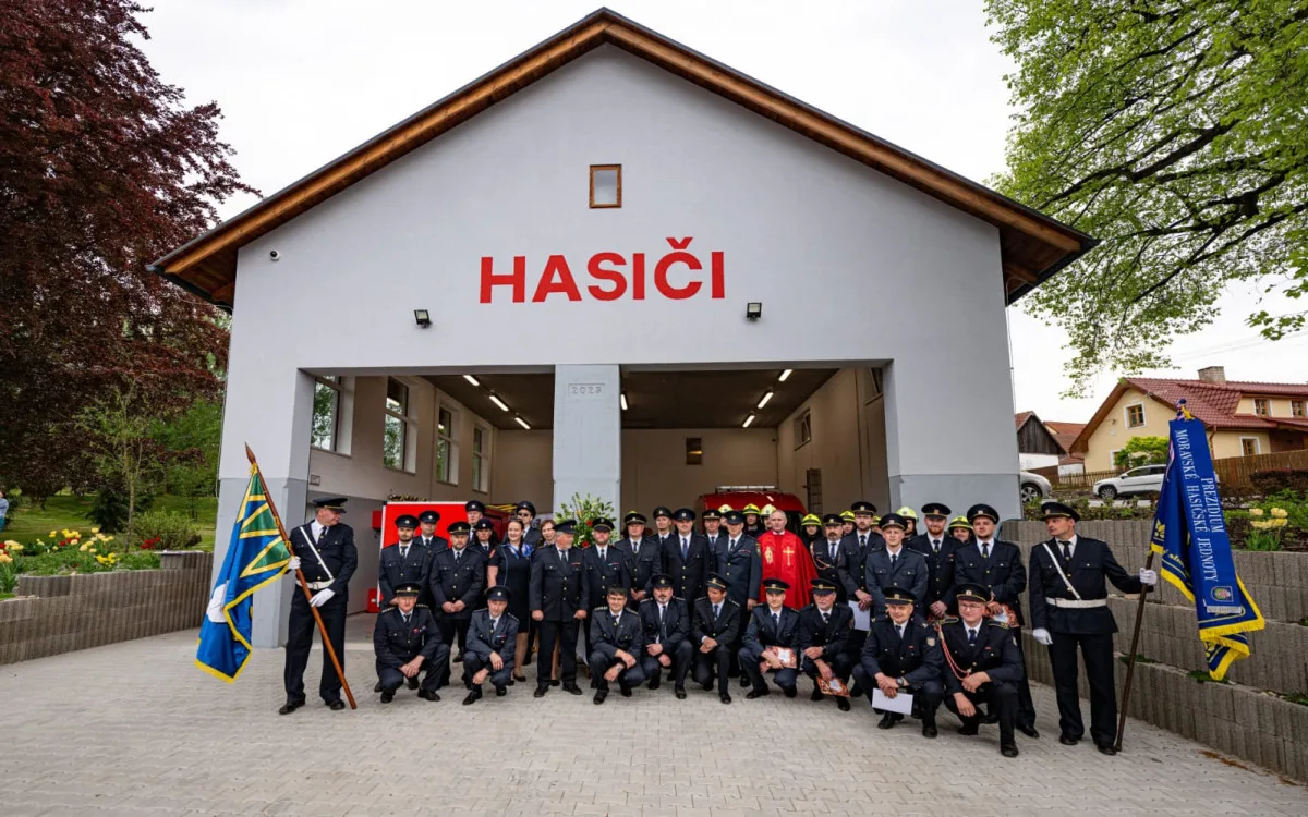 Nová zbrojnice v Nadějově byla jako Horácká aréna. Hasiči uspěli v celostátní anketě. Foto: Se svolením SDH Nadějov