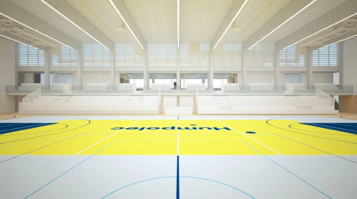 Vizualizace nové sportovní haly. Foto: Se svolením Města Humpolec (vizualizace)