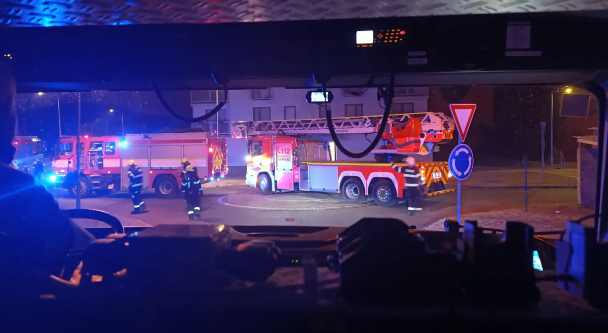 Hasiči v noci zasahovali v Hruškových Dvorech. Varnou desku zapnul zřejmě kocour. Foto: Poskytla JSDH Jihlava