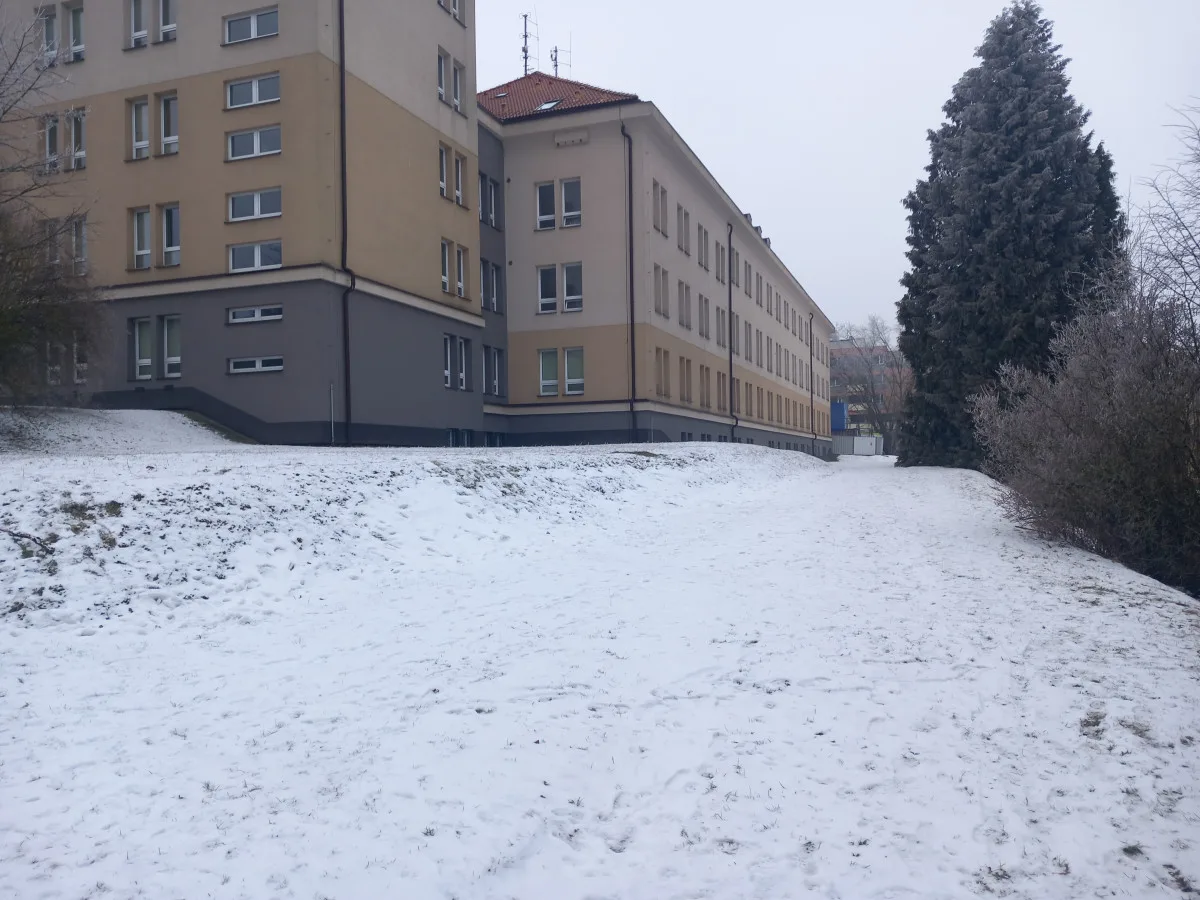 Plocha, kterou policejní ředitelství koupilo od města.