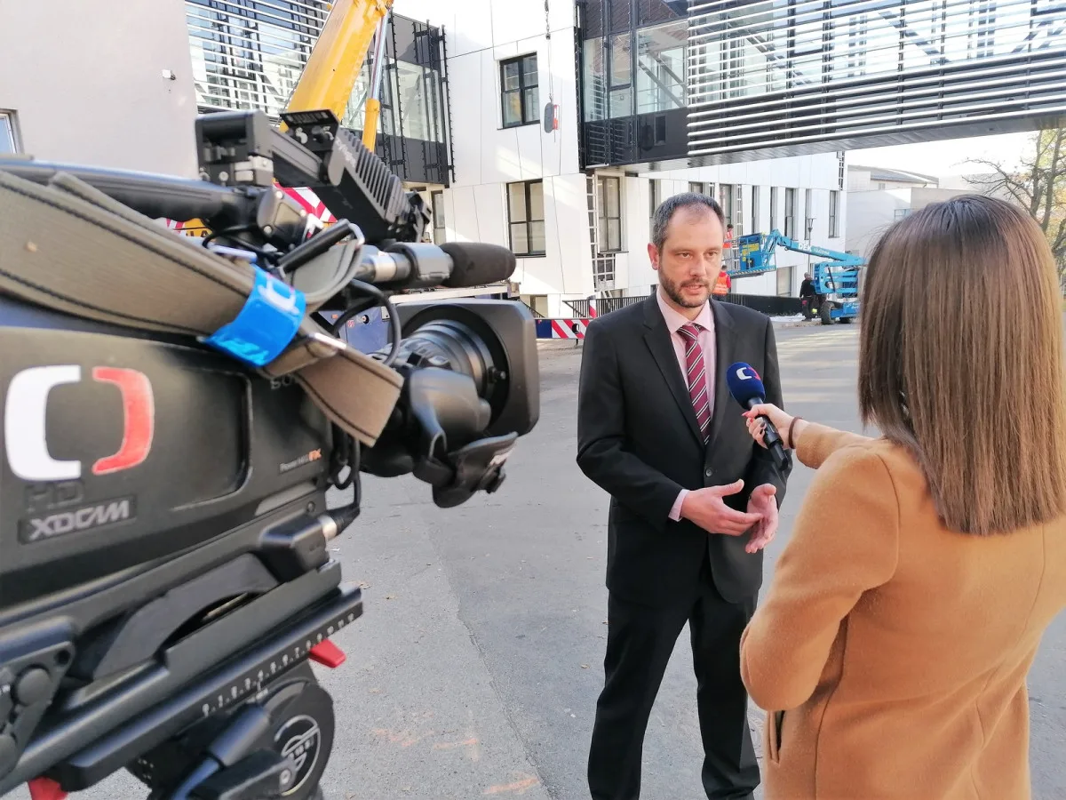 Michal Kozár už pelhřimovskou nemocnici vedl, snímek je z roku 2022. Foto: Se svolením Nemocnice Pelhřimov