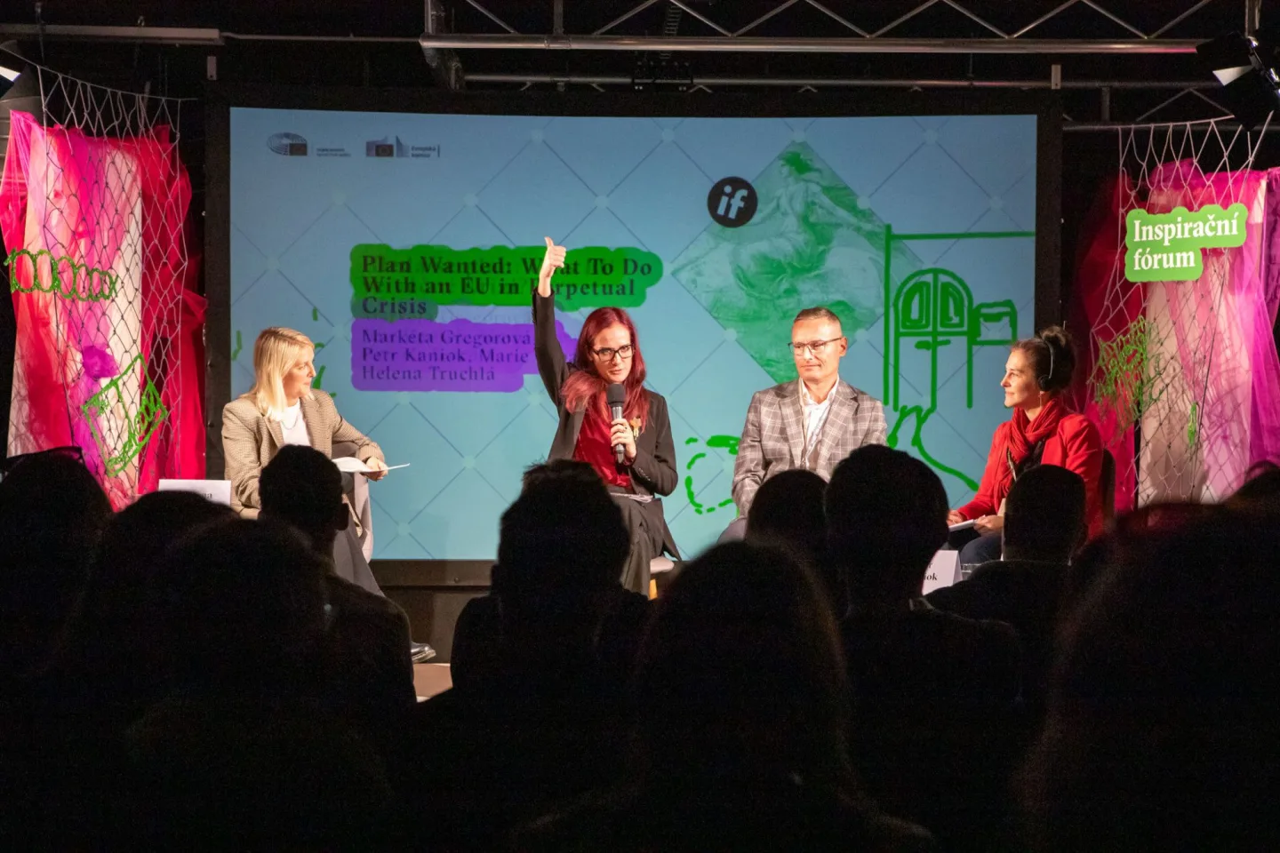 Inspirační fórum MFDF Ji.hlava. Foto: Z facebooku MFDF Ji.hlava, Antonín Chloupek