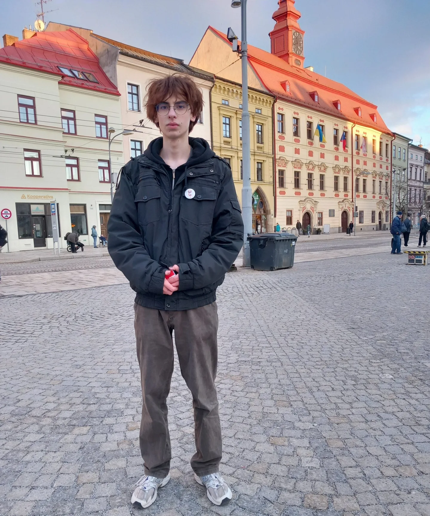 Pokud to bude potřeba, nebojíme se svolat lidi, říká sedmnáctiletý Michael Hugo
