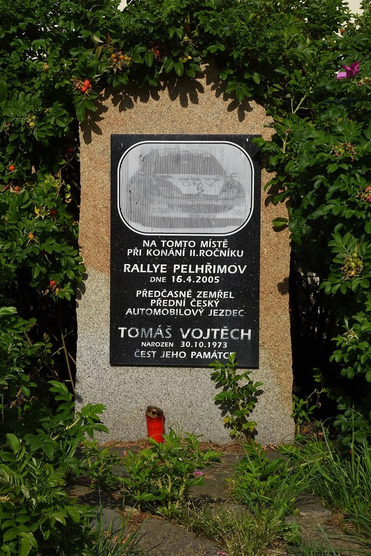 Památník Tomáše Vojtěcha v Nové Cerekvi na Pelhřimovsku. Foto: Wikimedia Commons/Ben Skála, Benfoto