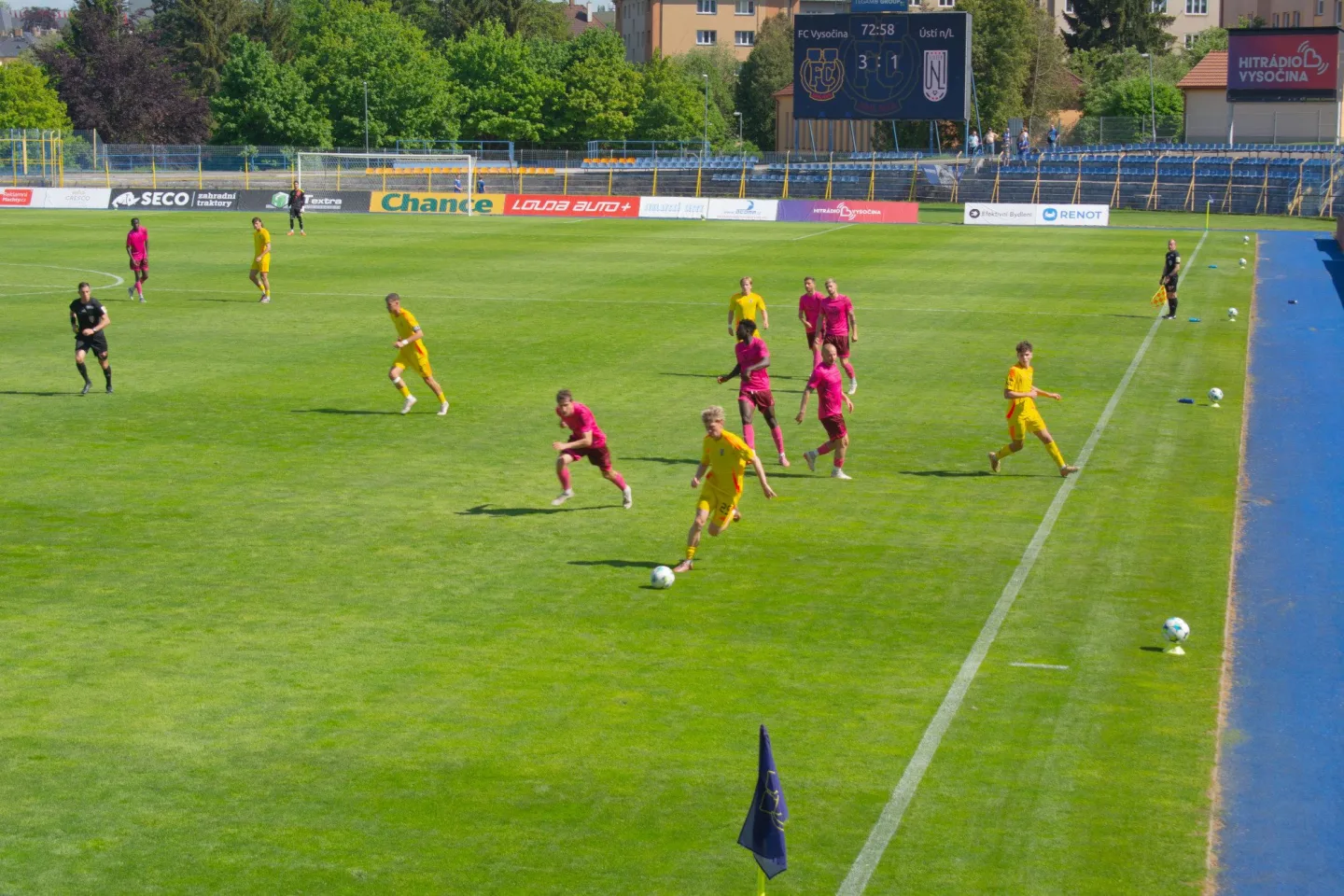 FOTO, VIDEO: Smutné vítězství. FC Vysočina porazila Ústí, může ale přesto spadnout