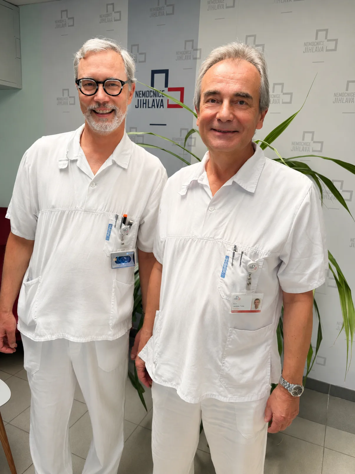 Zleva: MUDr. Michal Policar, MUDr. Jaroslav Točík