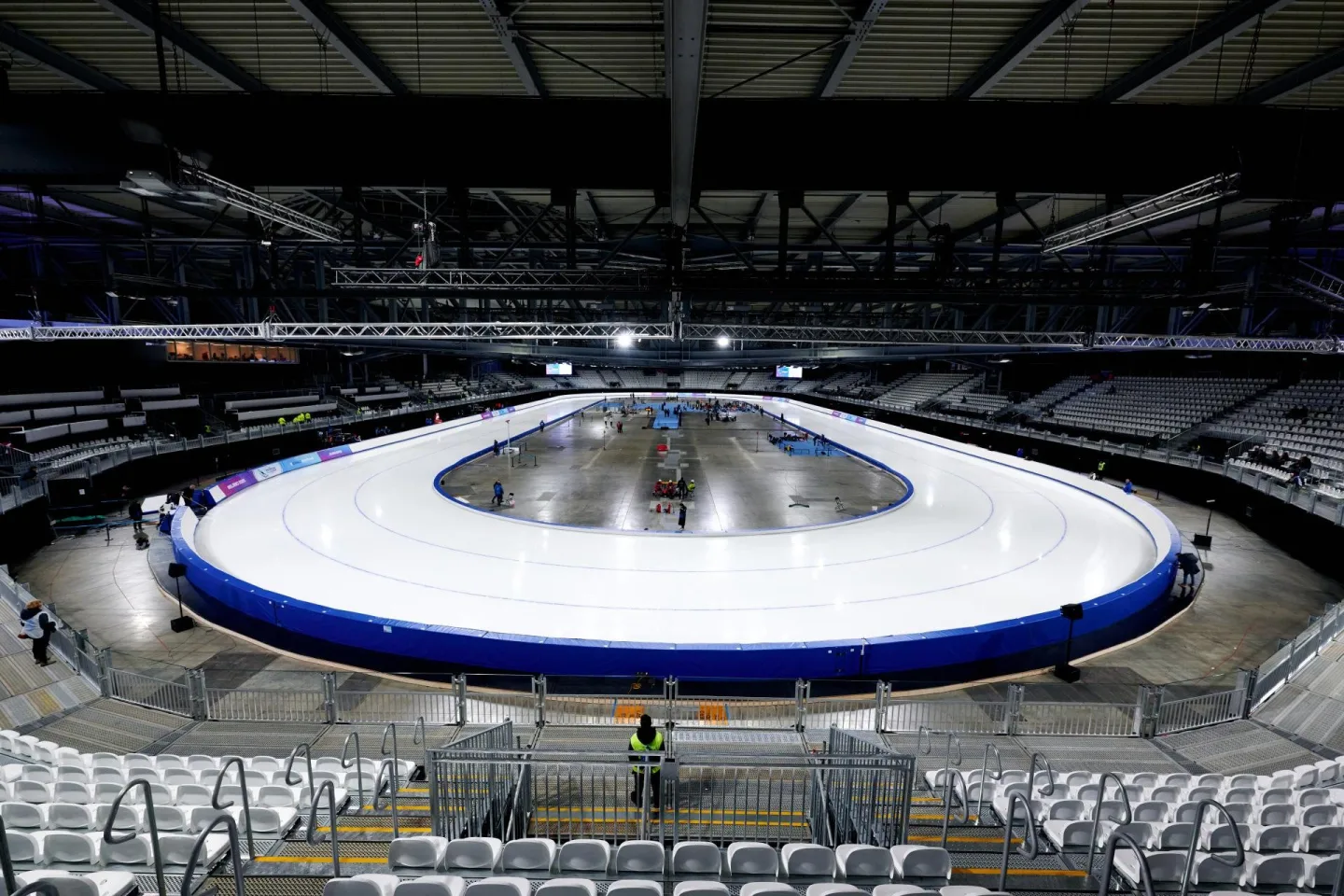 Rychlobruslařská hala pro ZOH 2026. Foto: Olympijský tým