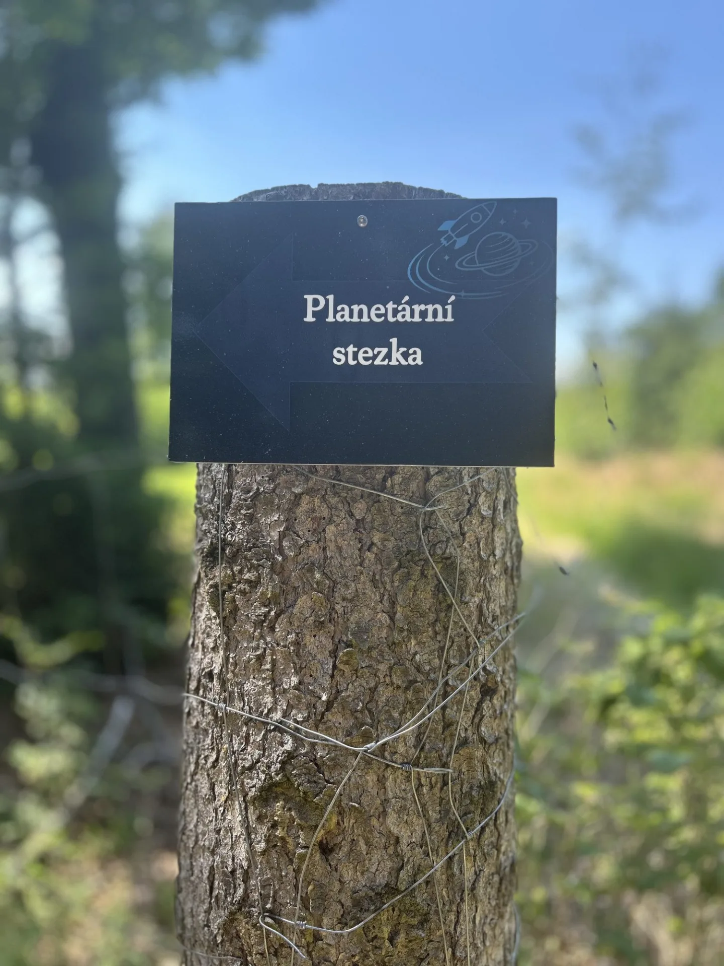 VIDEO: Na rozloučenou. Deváťáci v Dolní Cerekvi vybudovali unikátní Planetární stezku