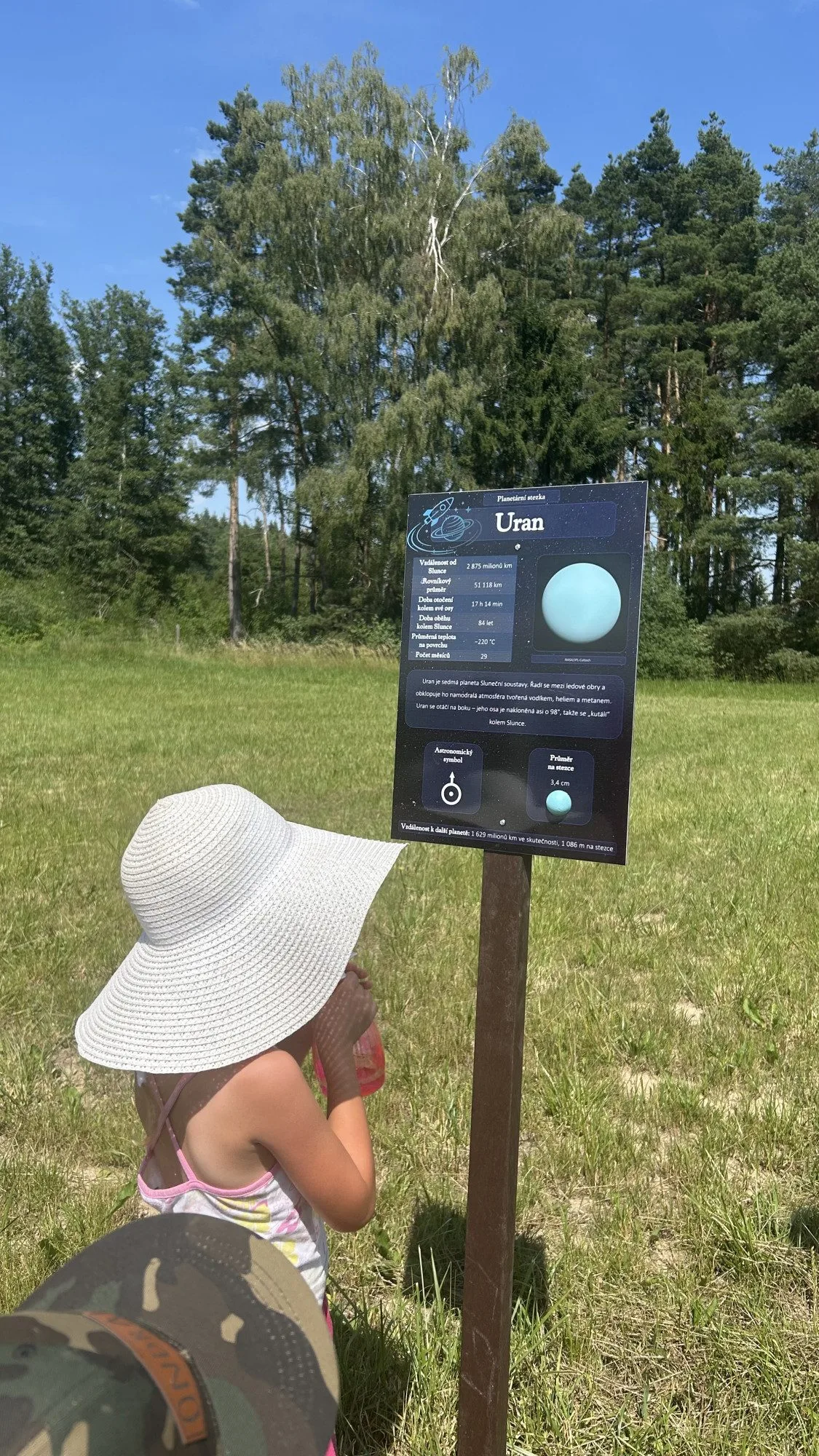 VIDEO: Na rozloučenou. Deváťáci v Dolní Cerekvi vybudovali unikátní Planetární stezku