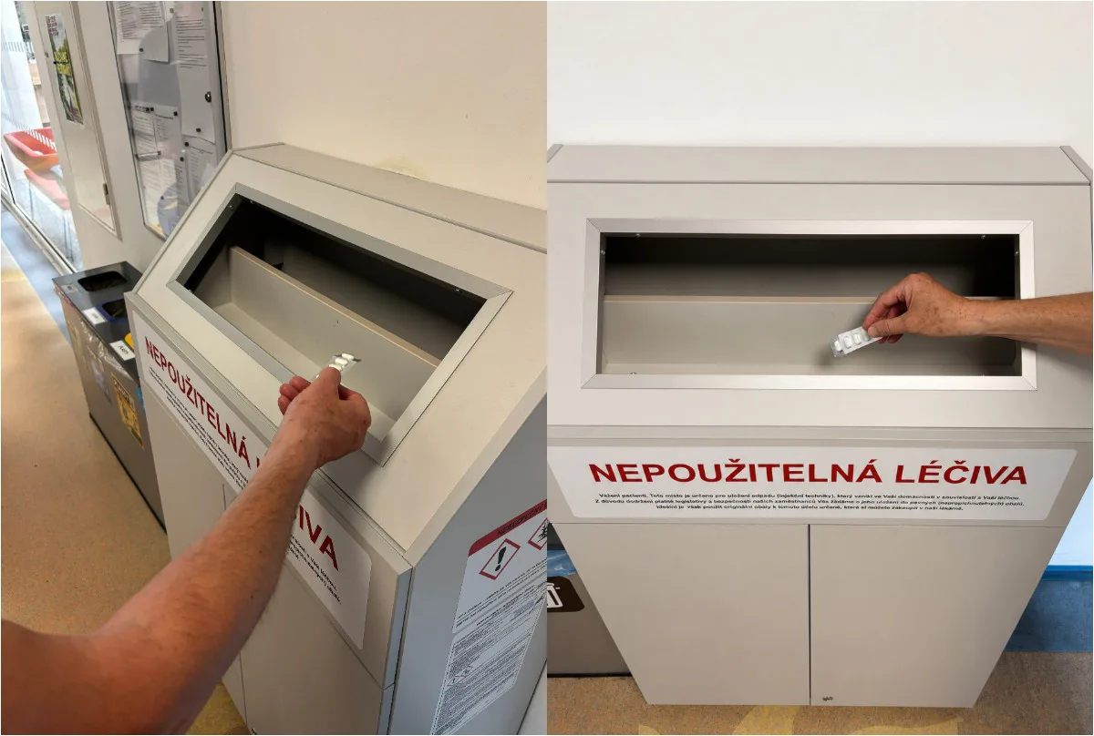 Staré léky nepatří do popelnice. Jihlavská nemocnice má na ně nový sběrný box