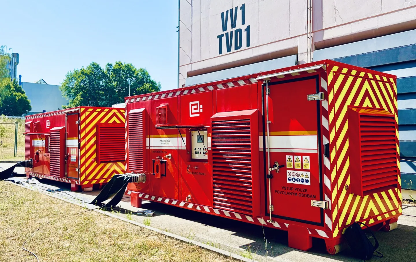 Dukovany mají mobilní systém, který v případě potřeby dopraví chladicí vodu