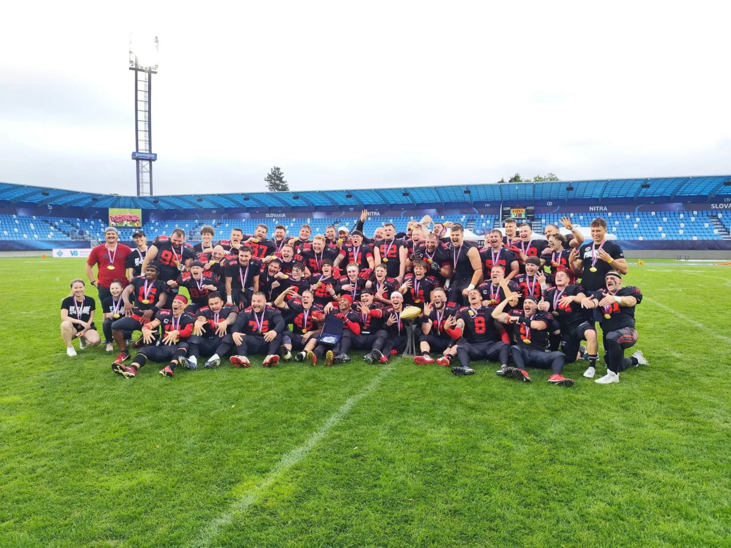 Zlatý zápis do historie Czech Bowlu! Hráči Vysočina Gladiators obhájili titul