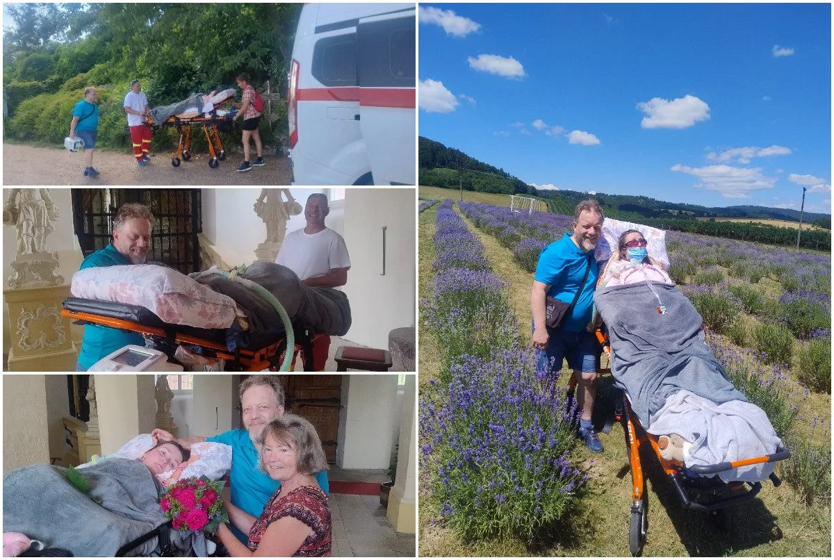 Pacientka z Nového Města je odkázaná na přístroje. I tak se jí splnilo velké přání