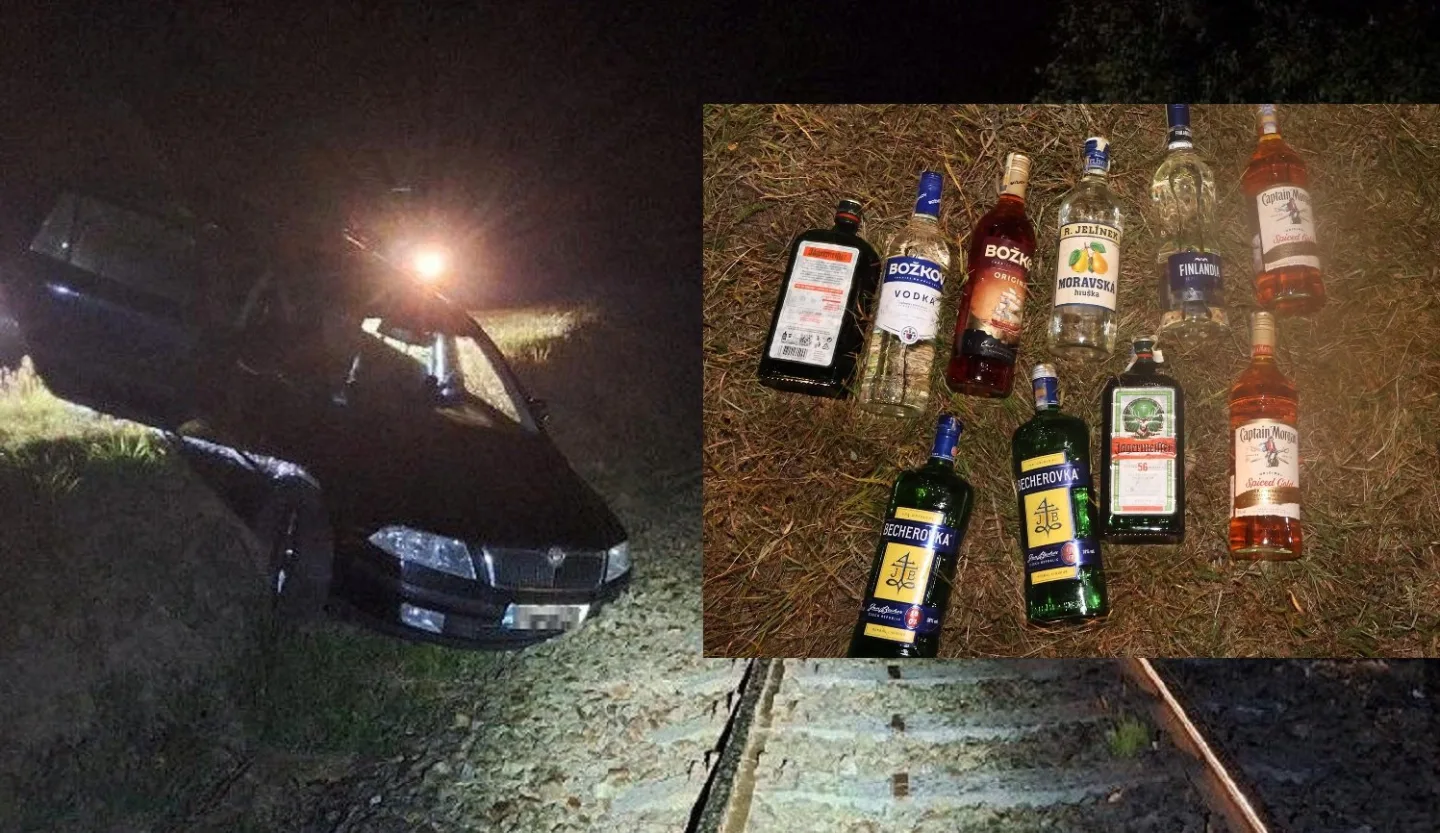 Mladíci se vloupali do kiosku a pak se snažili ujet policii. Po havárii utekli