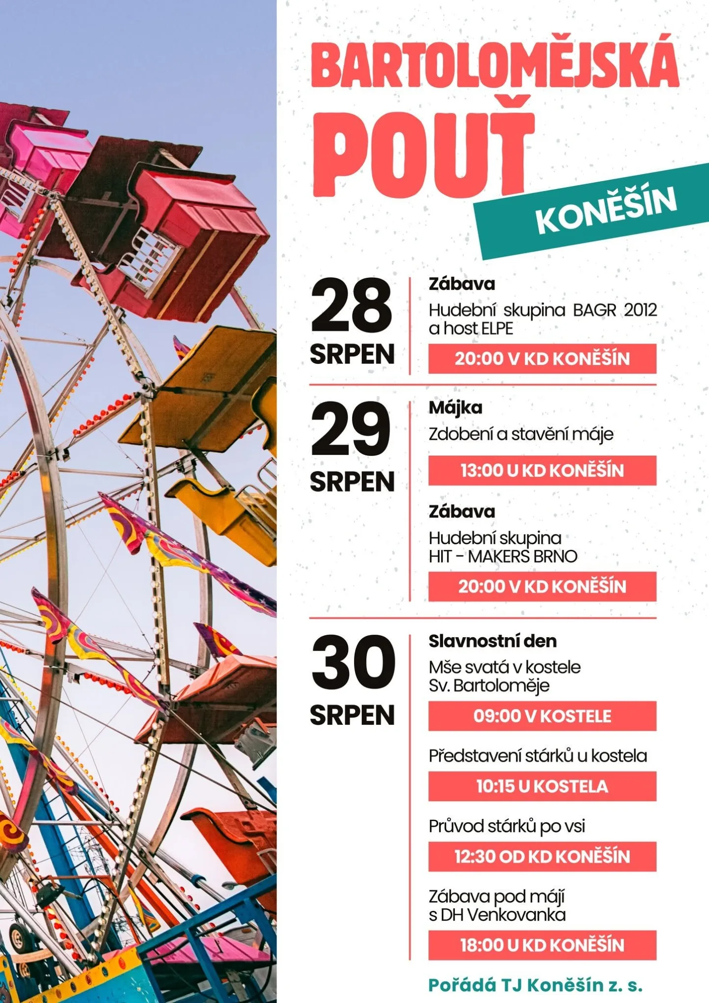 Bartolomějská pouť v Koněšíně